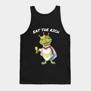 Eat The Rich Frog Tank Top